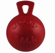 Jolly Pets Tug-N-Toss Assorted Red 4.5 Inch
