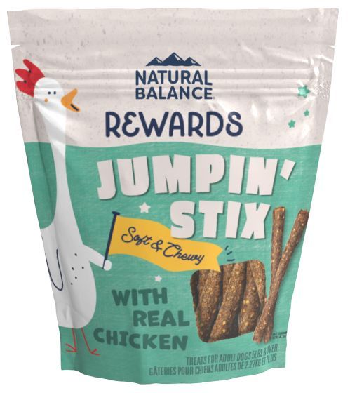 Natural Balance Jumpin&#39; Stix Real Chicken Dog Treats 4oz