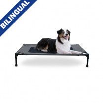 K&amp;H Original Pet Cot Charcoal/Black Large