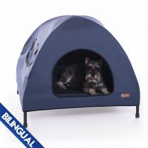 K&amp;H Pet Cot House Navy Blue Medium