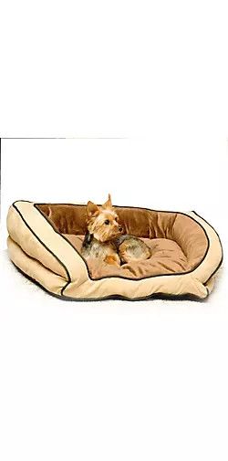 K&amp;H Bolster Couch Large Mochatan 28X40