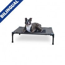 K&amp;H Original Pet Cot Charcoal/Black Medium
