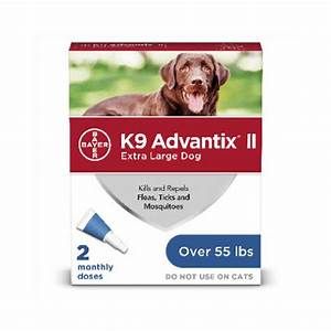 K9 Advantix II Extra Large Dog Once-A-Month Topical Flea &amp; Tick Treatment Over 25 Kg 2 Dose