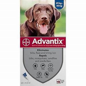 K9 Advantix II Extra Large Dog Once-A-Month Topical Flea &amp; Tick Treatment Over 25 Kg 6 Dose