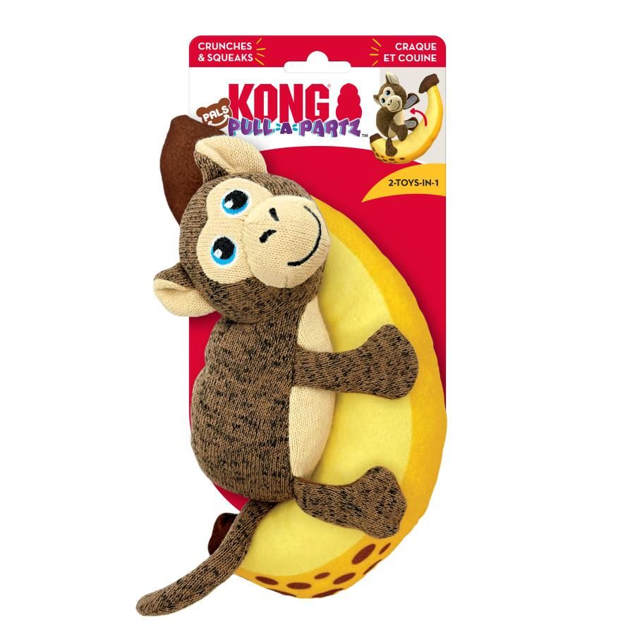 Kong Pull-a-Partz Pals Medium Monkey Dog Toy