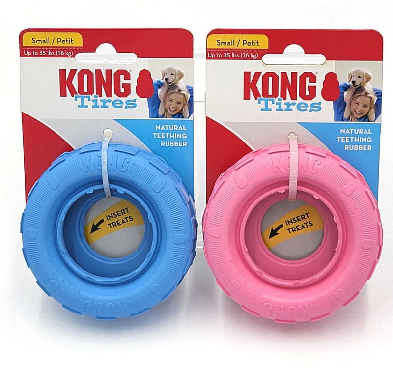 Kong Puppy Tires Small Dog Toy