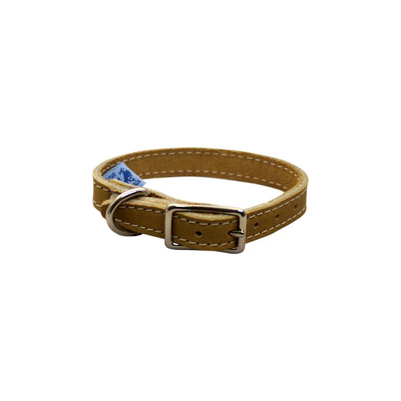 Lacets Leather Collar Creme 1/2X12Inch
