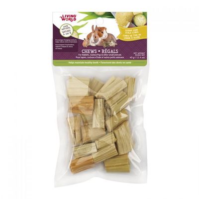 Living World Sugar Cane Stalk Cube Chews 40G