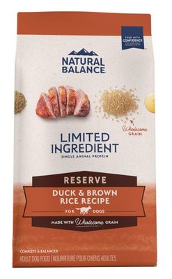 Natural Balance Lid Dog Duck And Rice Adult 4Lb