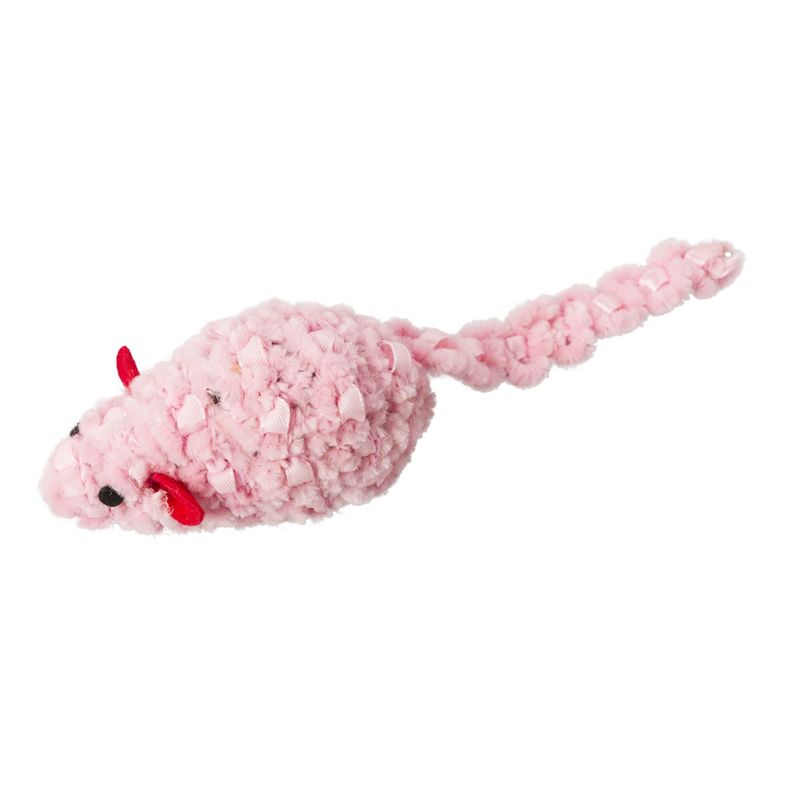Spot Chenille Chaser Mouse Asst