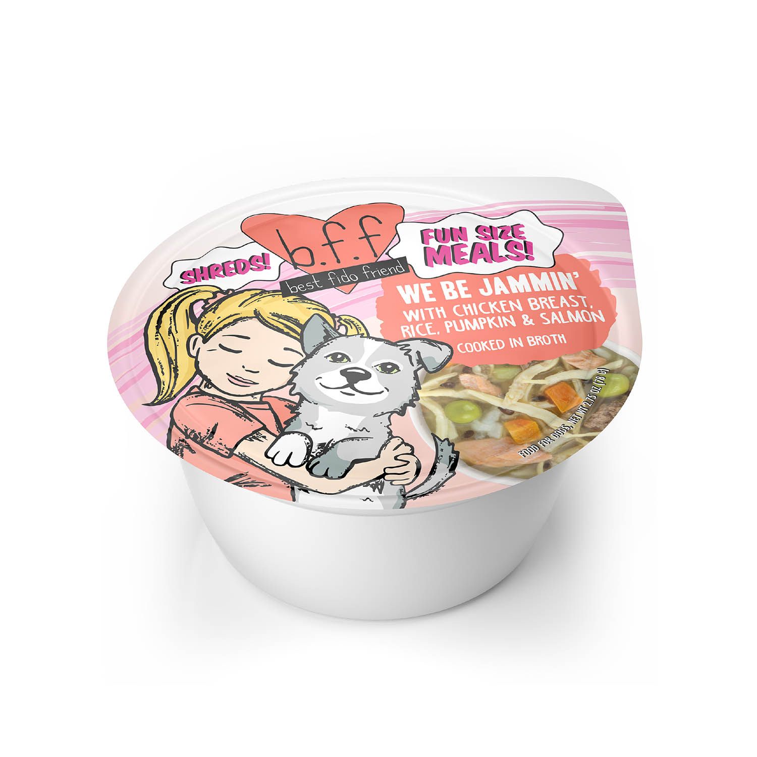 Weruva We Be Jammin&#39; With Chicken Breast, Rice, Pumpkin &amp; Salmon Wet Dog food 2.75oz