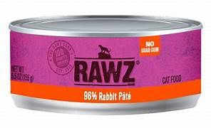 Rawz 96% Rabbit Pâté Wet Cat Food  3 oz