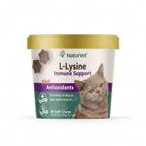 Naturvet L-Lysine Immune Support For Cats (60 Ct)