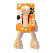 BetterBone Hard Density Natural Beef Super Durable All-Natural Dog Chew for Strong &amp; Aggressive Chewers Large