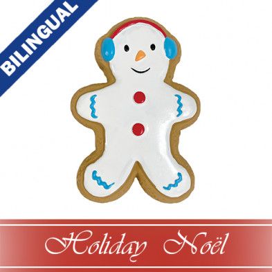 FoufouBrands FouFit Holiday Gingerbread Cookie Chews Snowman