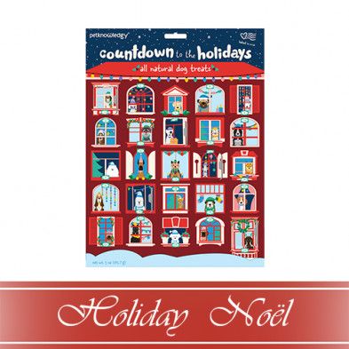 Spunky Pup Holiday Countdown To The Holidays Advent Calendar with Peanut Butter Treats 5oz