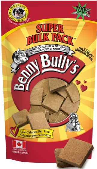 Benny Bully Liver Chops Super Bulk Pack Dog 1500g