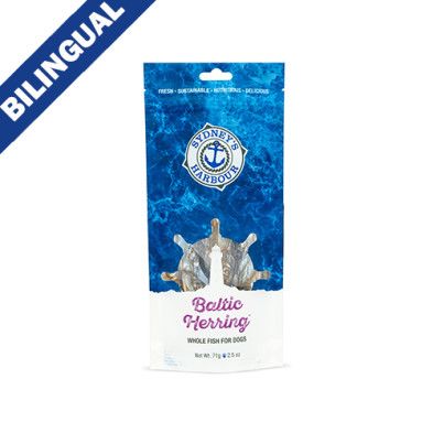 This &amp; That Sydney&#39;s Harbour Baltic Herring Fish Treats for Dogs 71g