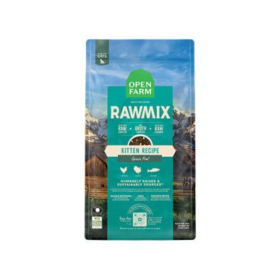 Open Farm RawMix Grain Free Kitten Recipe Dry Cat Food 8lb