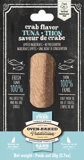 Oven Baked Tradition Tuna And Crab Flavour Fillet Treats Cat 20G