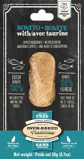Oven Baked Tradition Bonito And Taurine Flavour Fillet Treats Cat 20G