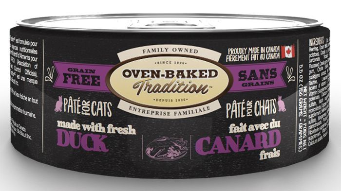 Oven Baked Tradition Grain Free Duck Pate Cat 5.5oz