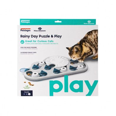 Outward Hound Nina Ottosson Puzzle Game Rainy Day for Cats