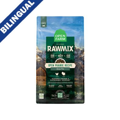 Open Farm RawMix Open Prairie Recipe Grain &amp; Legume Free Dry Cat Food 2.25lb