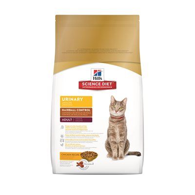 Hill&#39;s Science Diet Urinary &amp; Hairball Control Cat Chicken 15.5LB