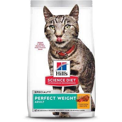 Hill&#39;s Science Diet Perfect Weight Cat Chicken 15LB