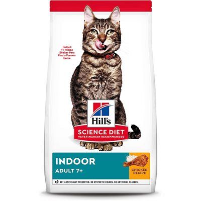 Hill&#39;s Science Diet Senior 7+ Indoor Cat Chicken 15.5LB