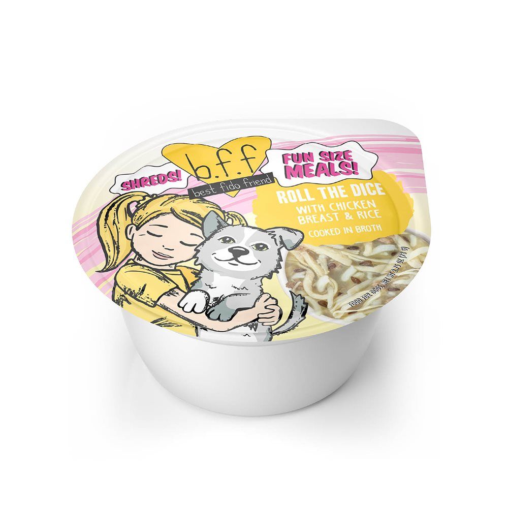 Weruva Roll the Dice with Chicken Breast and Rice Wet Dog Food 2.75 oz