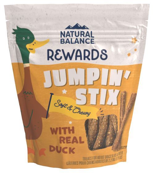 Natural Balance Jumpin&#39; Stix Real Duck Dog Treats 10 oz