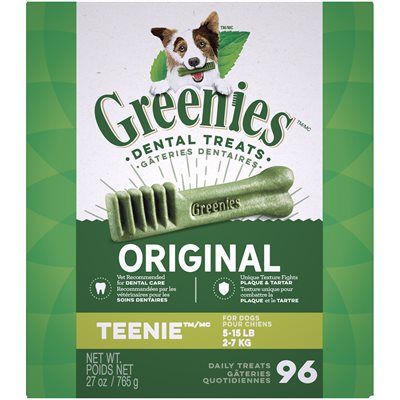 Greenies Canine Original Treat Tub Pak Teenie 27 oz