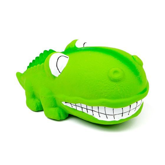 Bud-Z Latex Big Snout Alligator Green Dog 7in