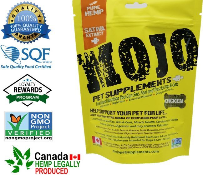 Mojo Pure Hemp with Sativa Extract - Chicken Bite 192g