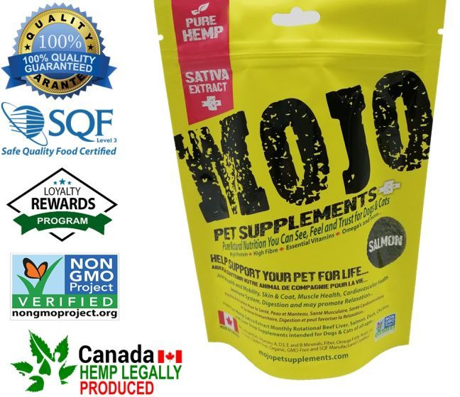 Mojo Pure Hemp with Sativa Extract - Salmon Bite 238g