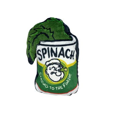 Multipet Popeye Spinach Can 6&quot; Dog Toy