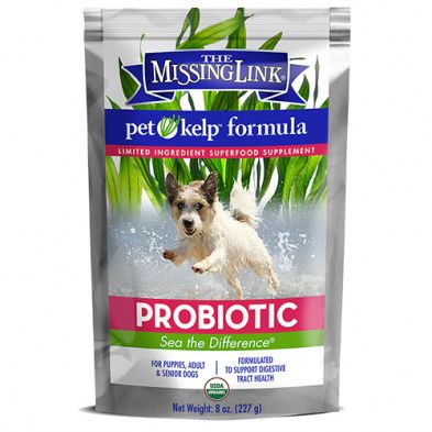 The Missing Link Pet Kelp Formula Probiotic Blend Limited Ingredient Superfood Supplement for Dogs 8 oz