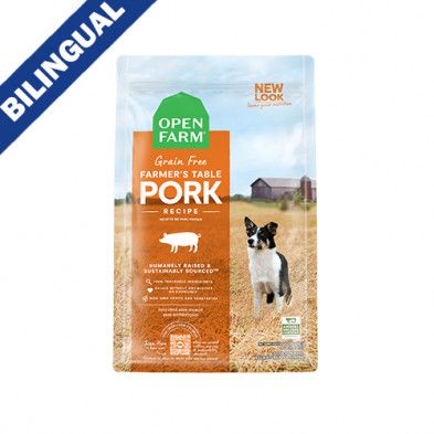Open Farm Farmer&#39;s Table Pork Dry Dog Food 22lb