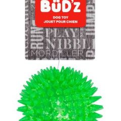 Bud-Z Rubber Spiked Ball Dog Toy Pink