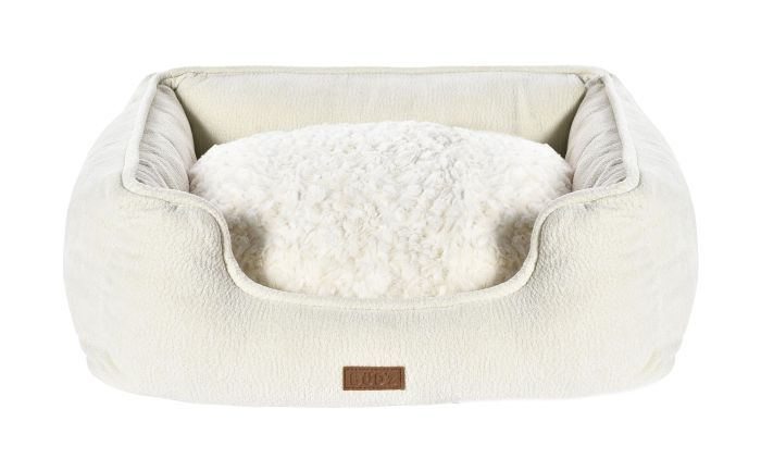Bud&#39;Z Cuddler Bed Elegant Ultra Soft Cream Medium Cat Do 61x48x18 cm 1pc