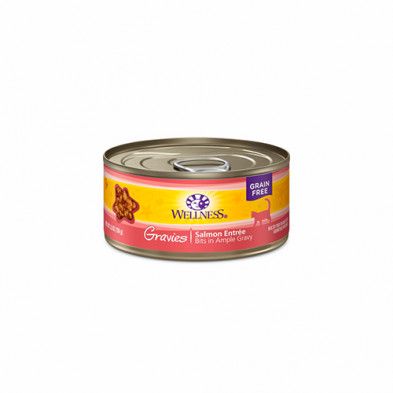 Wellness Complete Health Gravies Salmon Dinner Wet Cat Food 5.5 oz