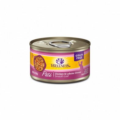 Wellness Complete Health Pate Chicken &amp; Lobster Dinner Wet Cat Food 3 oz