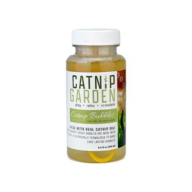 Multipet Catnip Garden Bubbles 5 oz