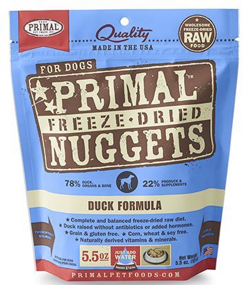 Primal Freeze Dried Duck Dog 5.5Oz
