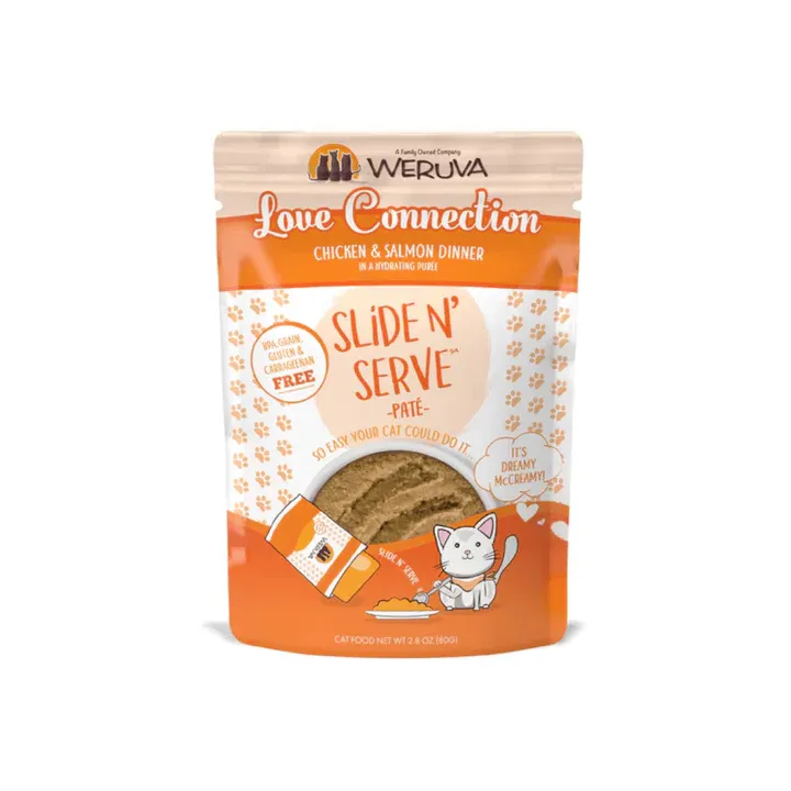 Weruva Pate Love Connection Chicken &amp; Salmon in a Hydrating Purée 3oz