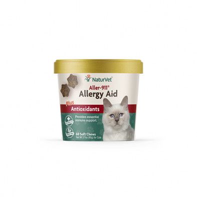 NaturVet Aller-911 Allergy Aid Soft Chews for Cats (60 ct)