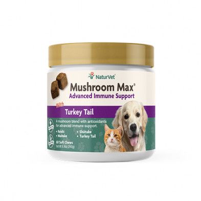 Naturvet Mushroom Max Advanced Immune Support (60 Ct)