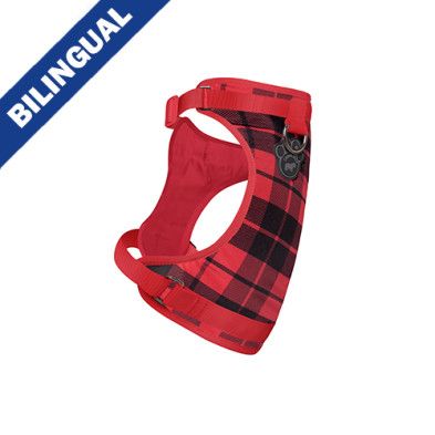Canada Pooch The Everything Harness Red Plaid Small